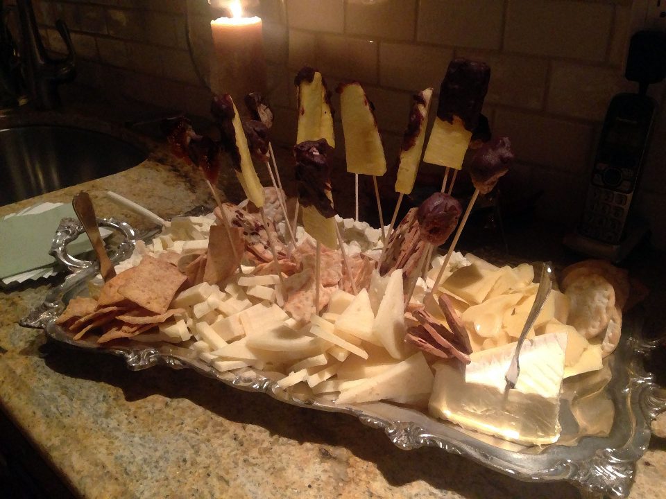 Fruit and cheese