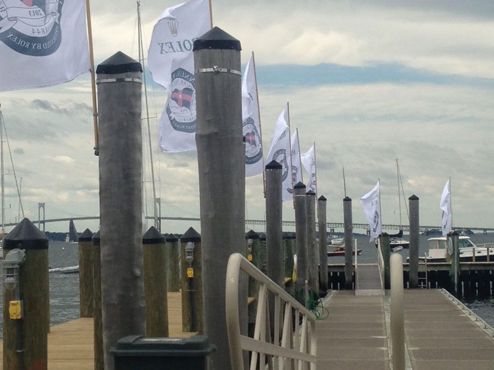 Yacht club dock