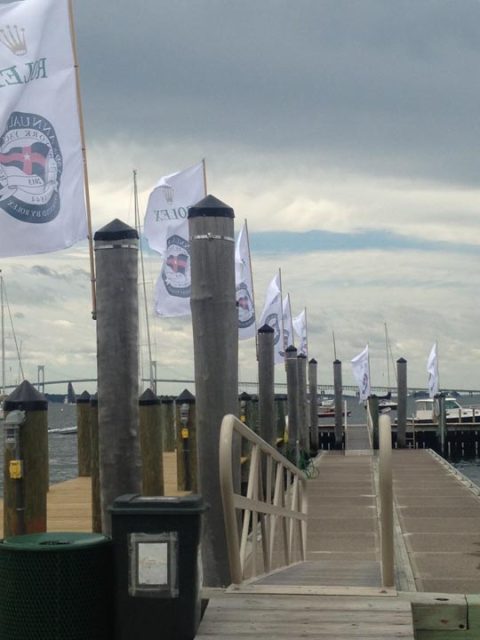Yacht club dock